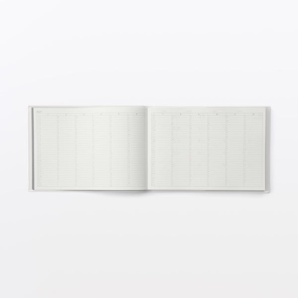 MUJI B5 Half-Size Monthly & Weekly Planner – Horizontal Layout Monday Star  December 2026 Start