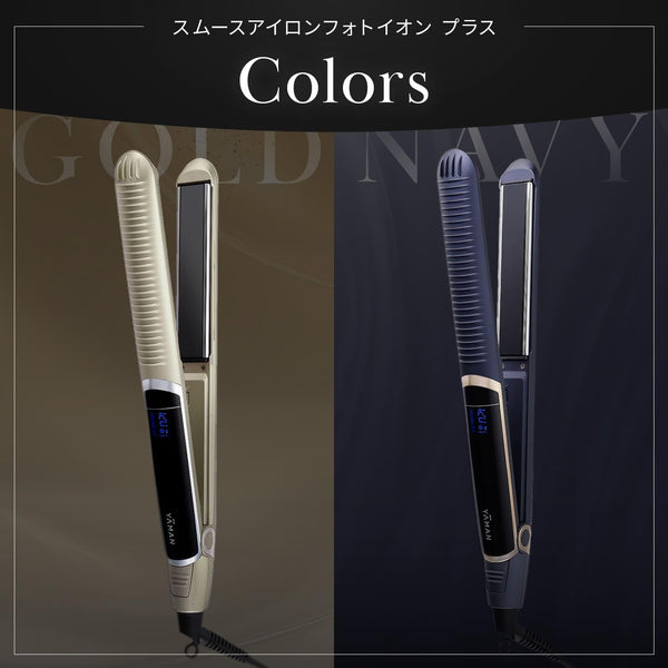 【Pre-Order】YA-MAN Smooth Iron Photo Ion Plus Straightening Hair Iron – Limited Edition Pink (YJHB6PS1AM)