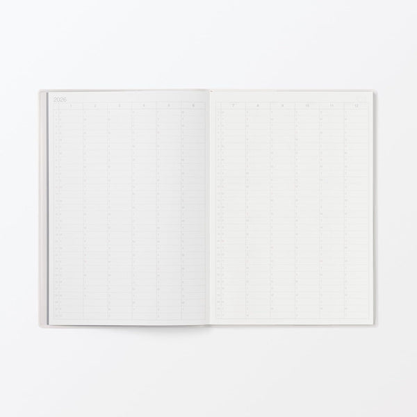 MUJI Minimalist A5 Monthly Planner