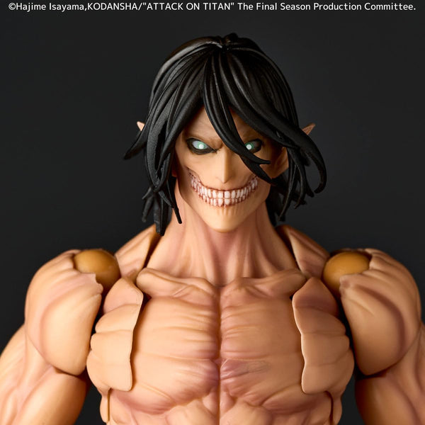 Kaiyodo Revoltech Amazing Yamaguchi Attack on Titan Eren Yeager Action Figure
