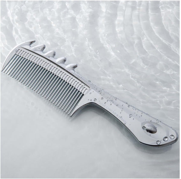 LOVECHROME F Scalp Massage Silver Hair Comb