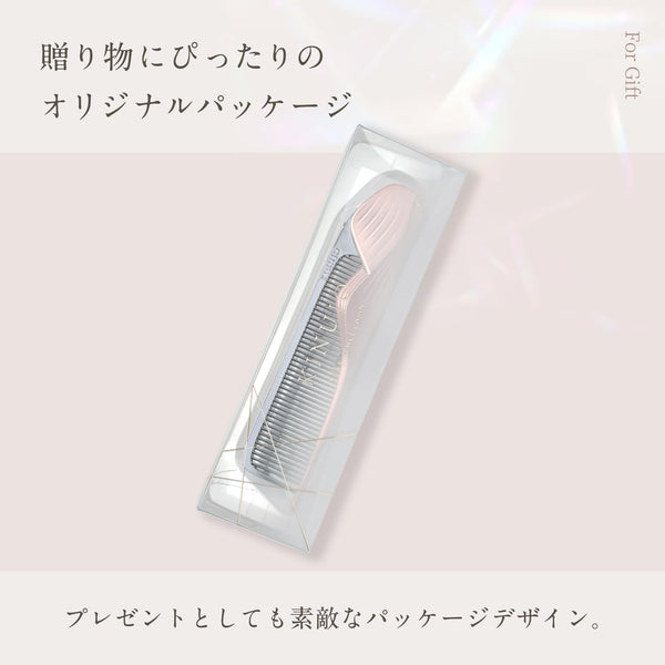 KINUJO Silky Jewel Comb Folding Pocket Comb – White (CMK01-WH)