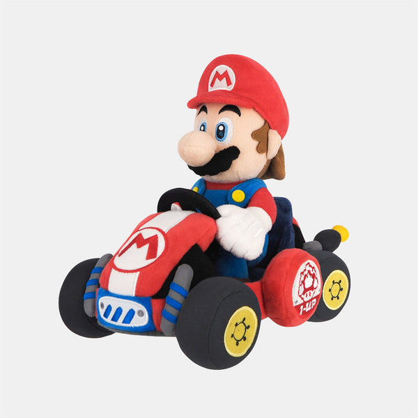Mario Kart World Mario Plush Toy – Standard Kart Version