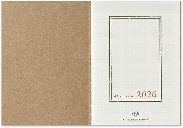 Traveler’s Notebook 2026 Weekly Refill