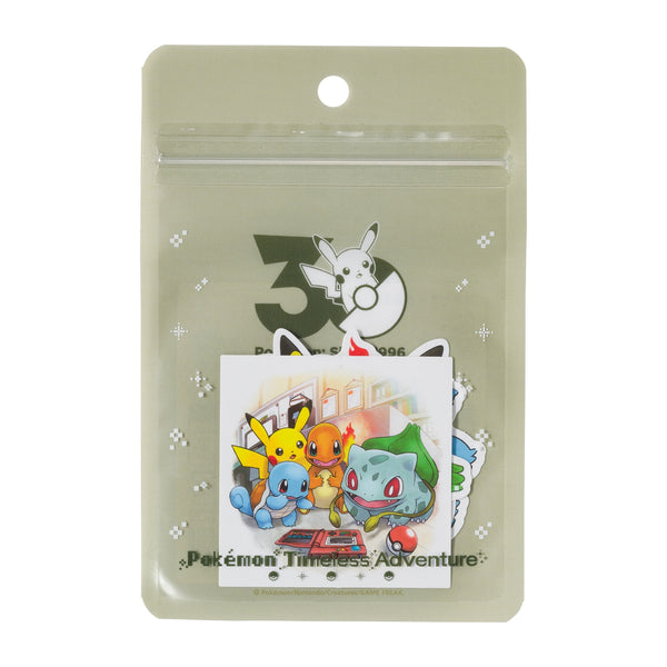 Pokemon Timeless Adventure Kanto Sticker Set (5 Pieces)