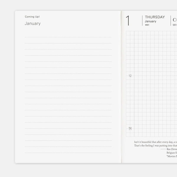 Hobonichi Techo 2026 A6 Arts & Science Design Daily Planner
