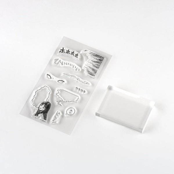 HOBONICHI Junji Ito Tomie Clear Stamp
