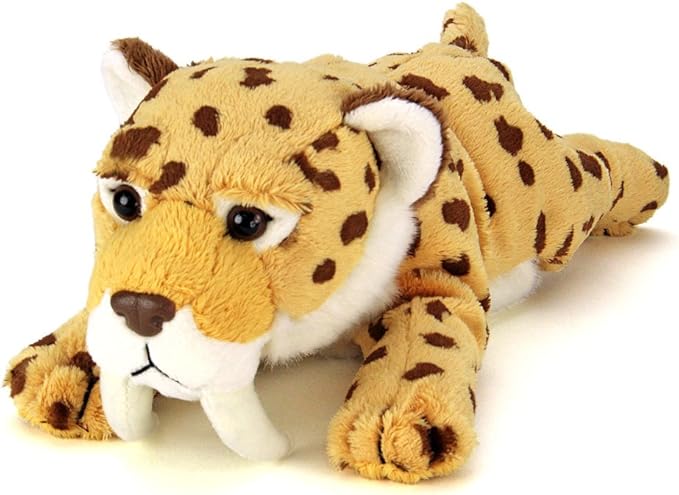 Colorata Smilodon Lying Pose Saber Tooth Tiger Plush Toy – HARUYAMA