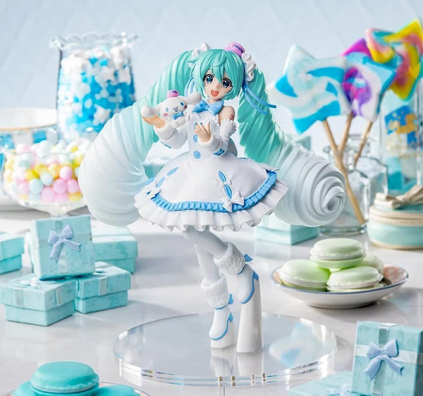 SEGA Luminasta Hatsune Miku x Cinnamoroll White Dress Ver Figure