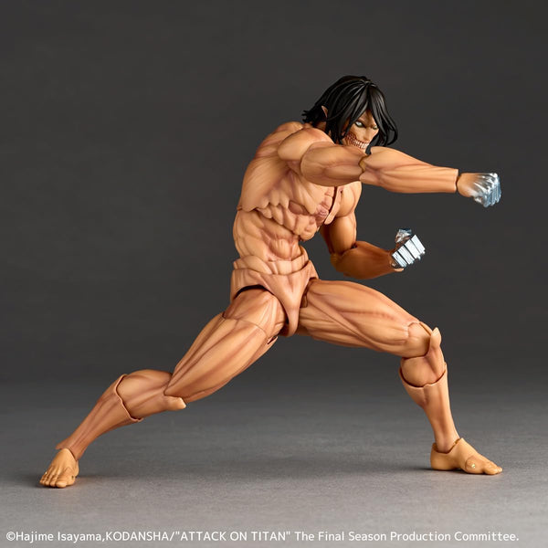 Kaiyodo Revoltech Amazing Yamaguchi Attack on Titan Eren Yeager Action Figure