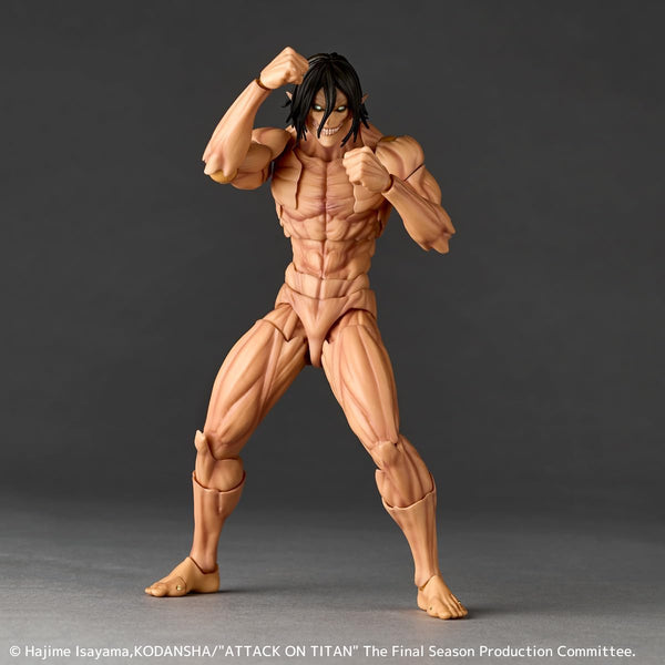 Kaiyodo Revoltech Amazing Yamaguchi Attack on Titan Eren Yeager Action Figure