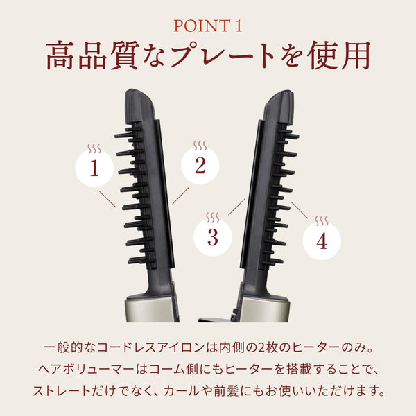 YA-MAN Cordless Hair Volumer Pro Brush
