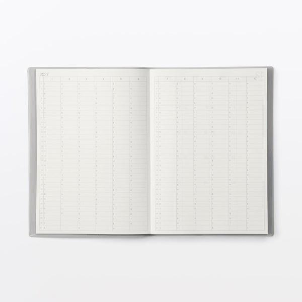 MUJI Monthly & Weekly Planner 2027 – A5 Monday Start  December 2026–January 2028