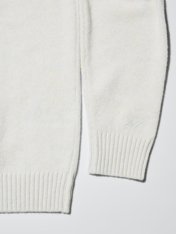 Uniqlo KAWS Winter Premium Wool Crewneck Sweater