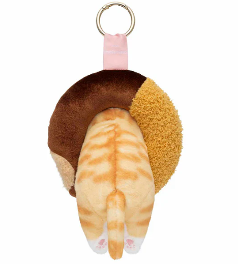 mofusand – Coffee and Donuts Half Chocolate Mascot Keychain