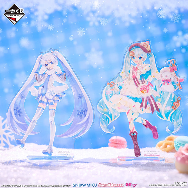 Ichiban Kuji Snow Miku 2011 Big Acrylic Stand C Prize