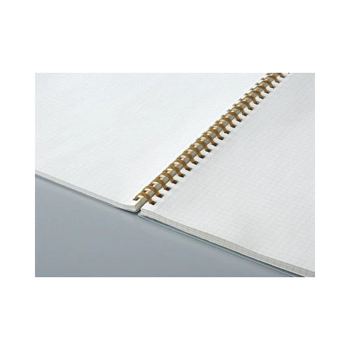 Kokuyo Softring Notebook A5 Light Blue, 4mm Grid Ring Notebook