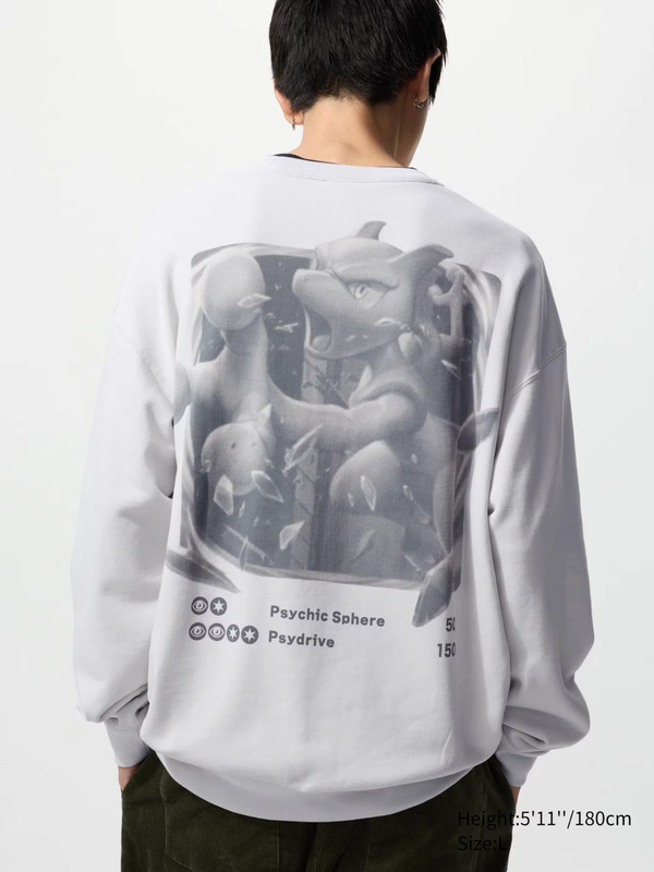 Uniqlo Pokemon UT Trading Cards Sweatshirt