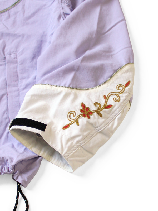 Kapital Nylon Taffeta 2TONE Tennessee Cactus Flower Parka Jacket