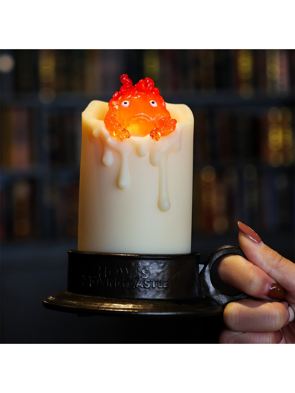 Howl’s Moving Castle Calcifer Flickering LED Candle Light