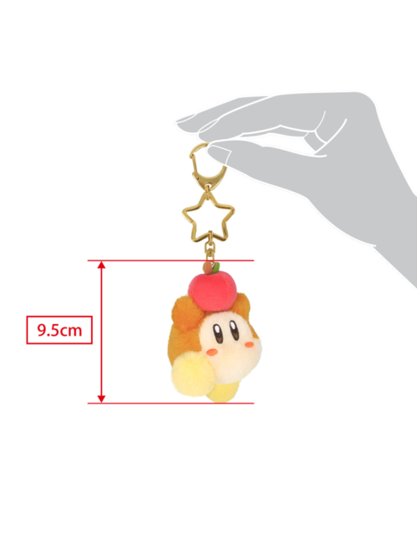 Kirby Mini Plush Mascot Keychain Waddle Dee Apple