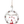 Load image into Gallery viewer, studio CLIP Christmas 2026 Tin Santa Circle Decoration
