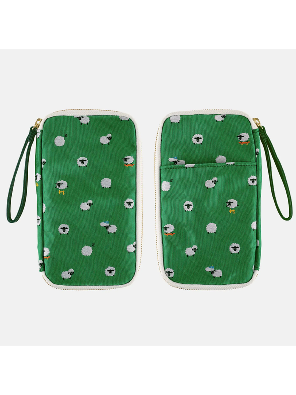 Hobonichi Tie & Chief Sheep Sheep Sheep Small Drawer Pouch