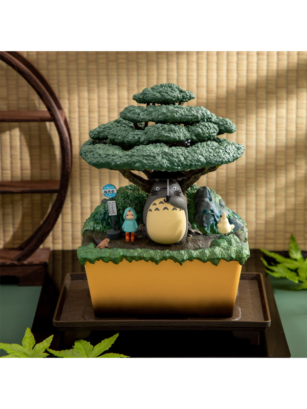 My Neighbor Totoro Water Garden BONSAI Umbrella Shelter Scene