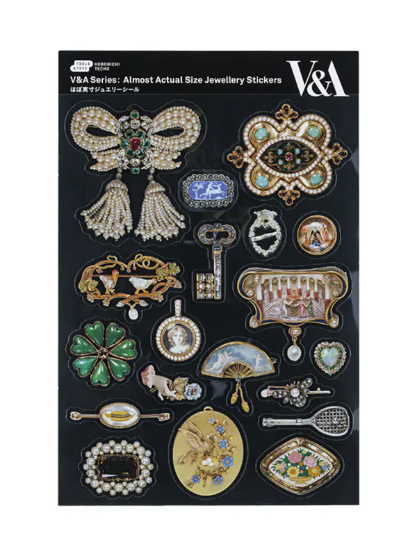 Hobonichi V&A Jewelry Sticker Sheet