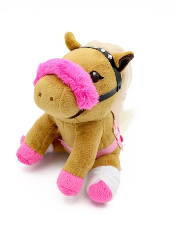 Idol Horse Friends Agera Gyaru S Size Plush Mascot with a ball chain