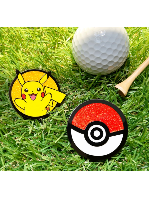Pokemon Pikachu Golf Ball Marker Big Size