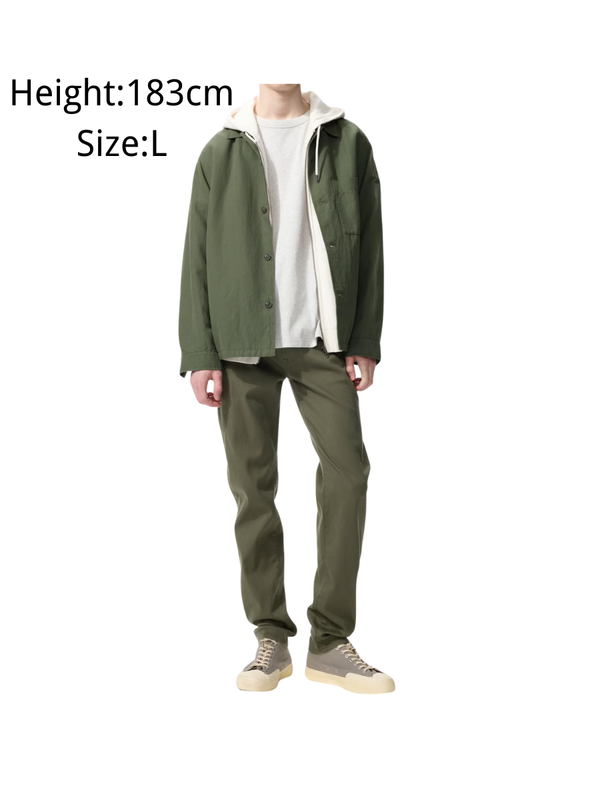 UNIQLO EZY Slim Fit Tapered Jeans Long Length Stretch Casual Pants