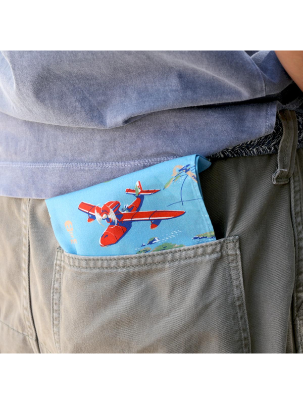 Porco Rosso Hawaiian Bandana Flying Boats Sky & Sea