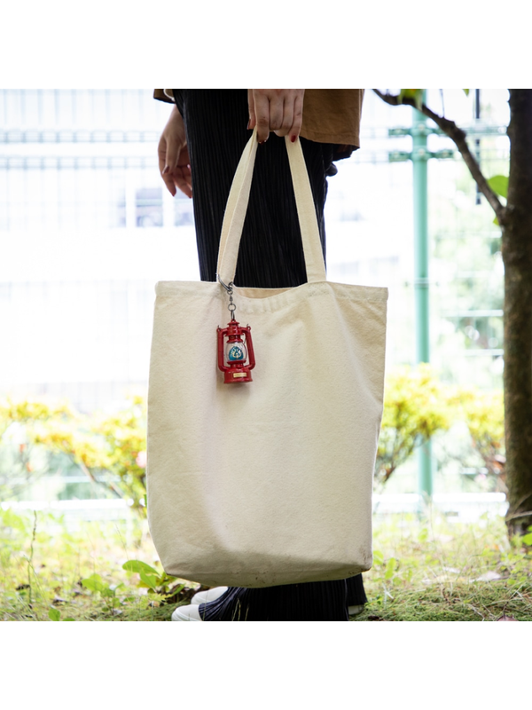 Castle in the Sky Glowing Flying Stone Lantern Keychain