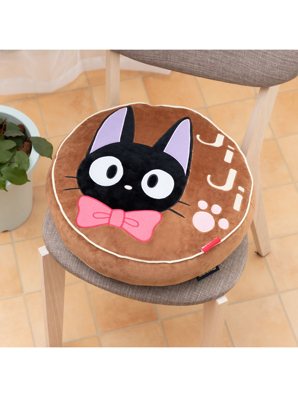 Kiki's Delivery Service Jiji Chocolate Cake Cushion Round Plush