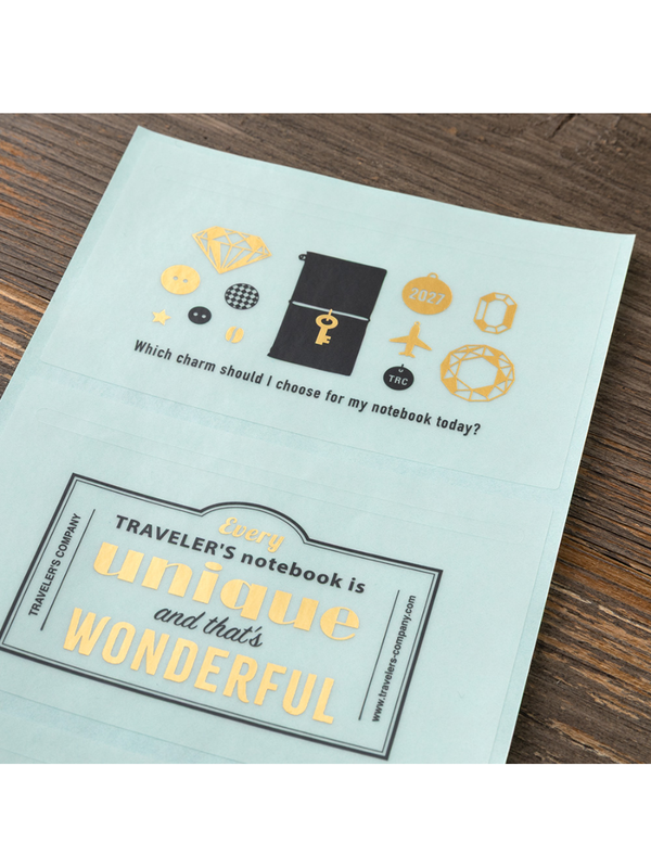 TRAVELER'S notebook 2027 Diary Customization Sticker Set