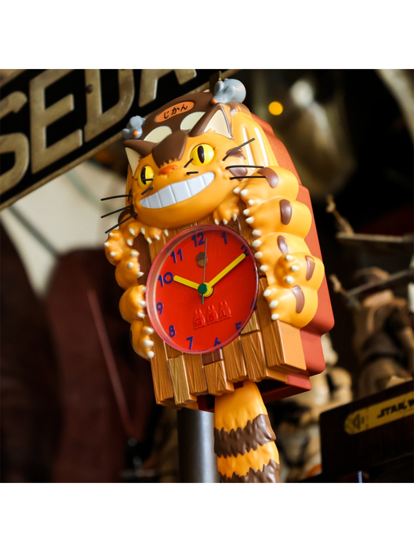 My Neighbor Totoro Catbus Pendulum Wall Clock