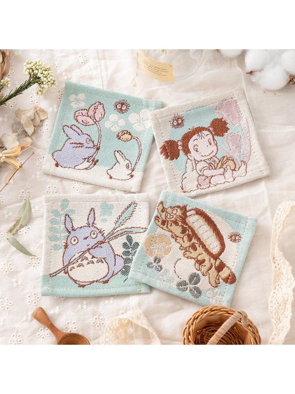 My Neighbor Totoro Gobelin Coasters Set of 4