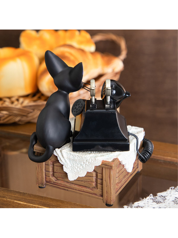 Kiki's Delivery Service Jiji Black Telephone Music Box