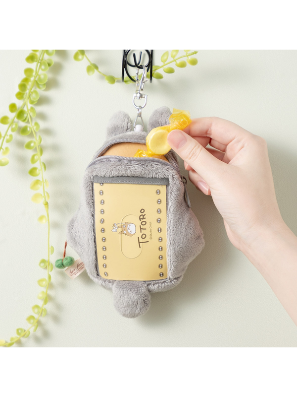My Neighbor Totoro Retractable Pass Case Plush Card Holder