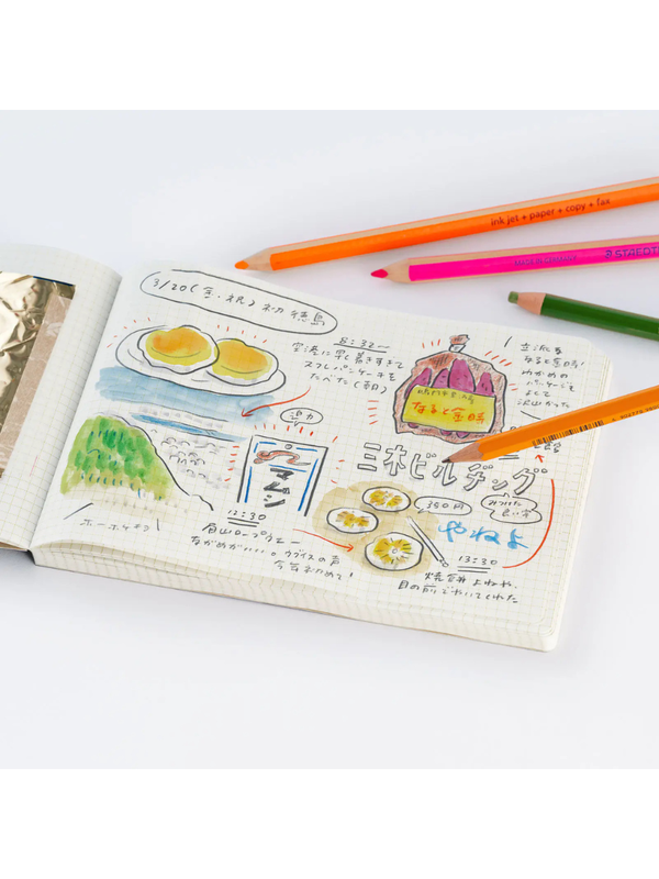 Hobonichi Akiko Miyakoshi B6 Slim Grid Notebook I Dream of a Journey