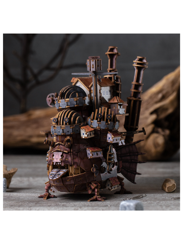 Howl’s Moving Castle Ki-Gu-Mi Wooden 3D Puzzle Color Version