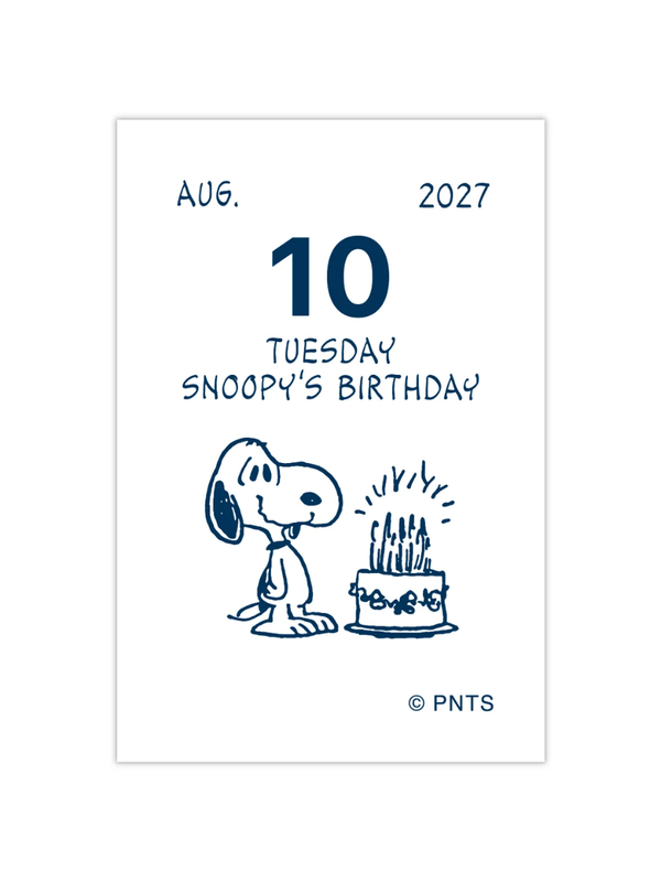 Snoopy Mini Mini 2027 Daily Tear-Off Calendar