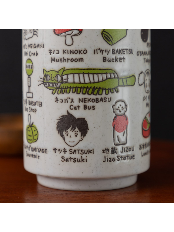 My Neighbor Totoro Yunomi Tea Cup “Narabe” Large Japanese Ceramic Cup