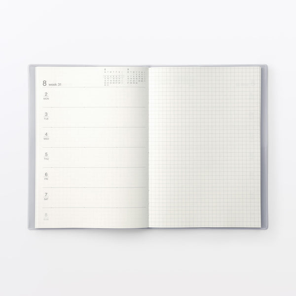 Muji 2026-2028 Monthly & Weekly Planner A6 Monday Start