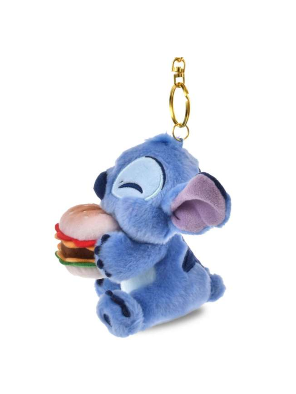 Disney Lilo & Stitch Magnetic Burger Stitch Plush Keychain
