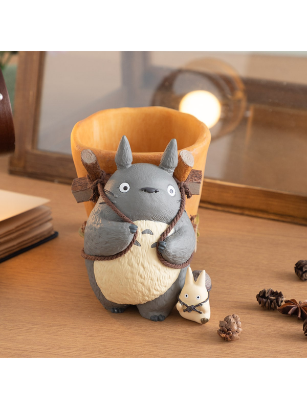 My Neighbor Totoro Planter Cover – Totoro Carrying Basket Flower Pot Holder