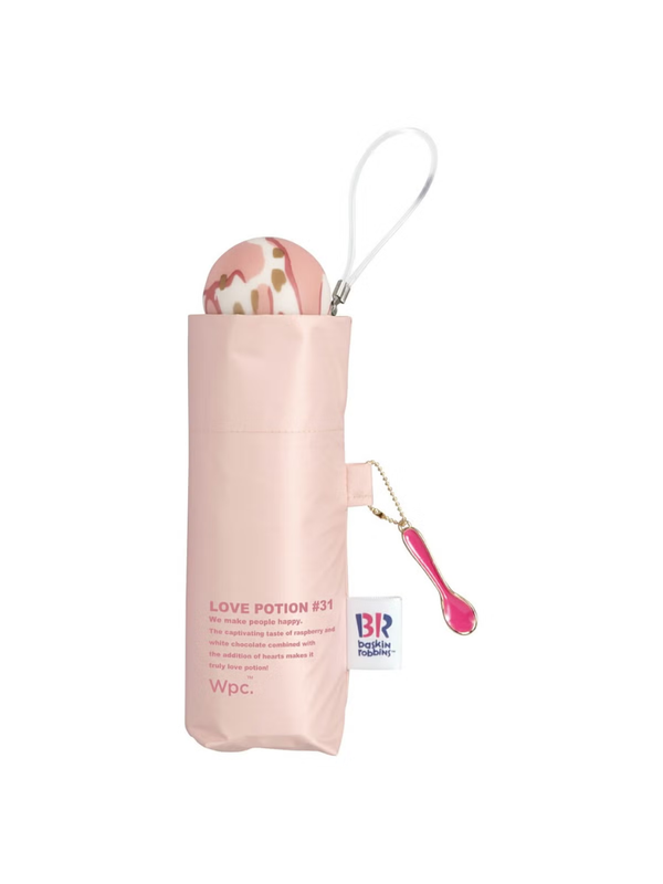 Baskin-Robbins x Wpc Mini Folding Sun Umbrella Ice Cream Design