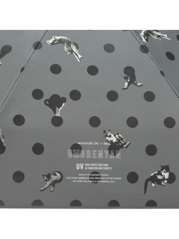 Masayuki Oki x Wpc. Cat Polka Dot Mini Folding Sun Umbrella