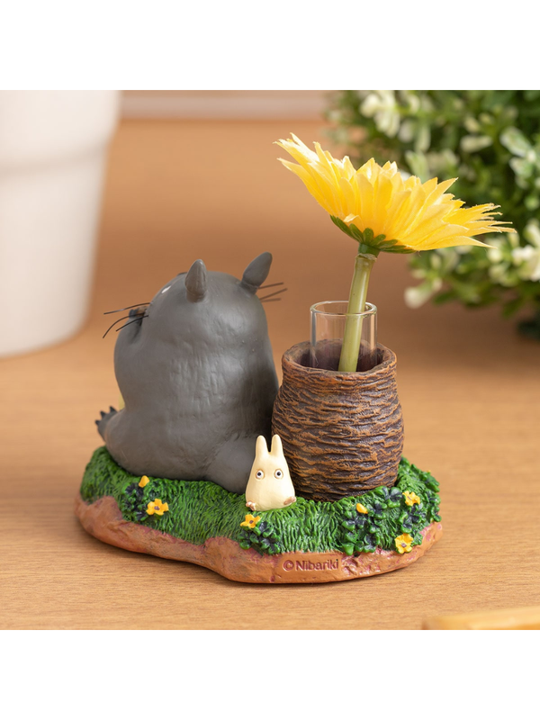 My Neighbor Totoro Bud Vase – Totoro Resting Mini Flower Vase with Glass Tube